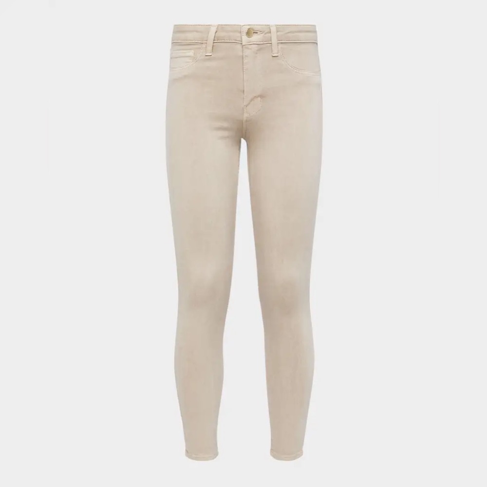 L’AGENCE Margot High-Rise Skinny Jeans | Biscuit |Stretch| Size 29 | Neutral